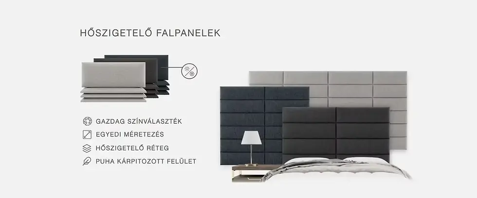 Modern kárpitozott falpanelek minden stílushoz