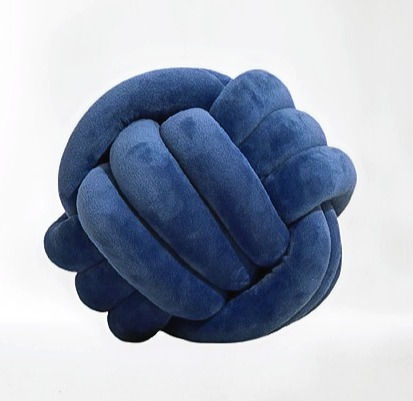 Thumbnail: Velvet Knot Plush Ball Pillow