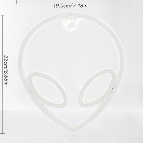 Thumbnail: Alien Head LED Neon Sign