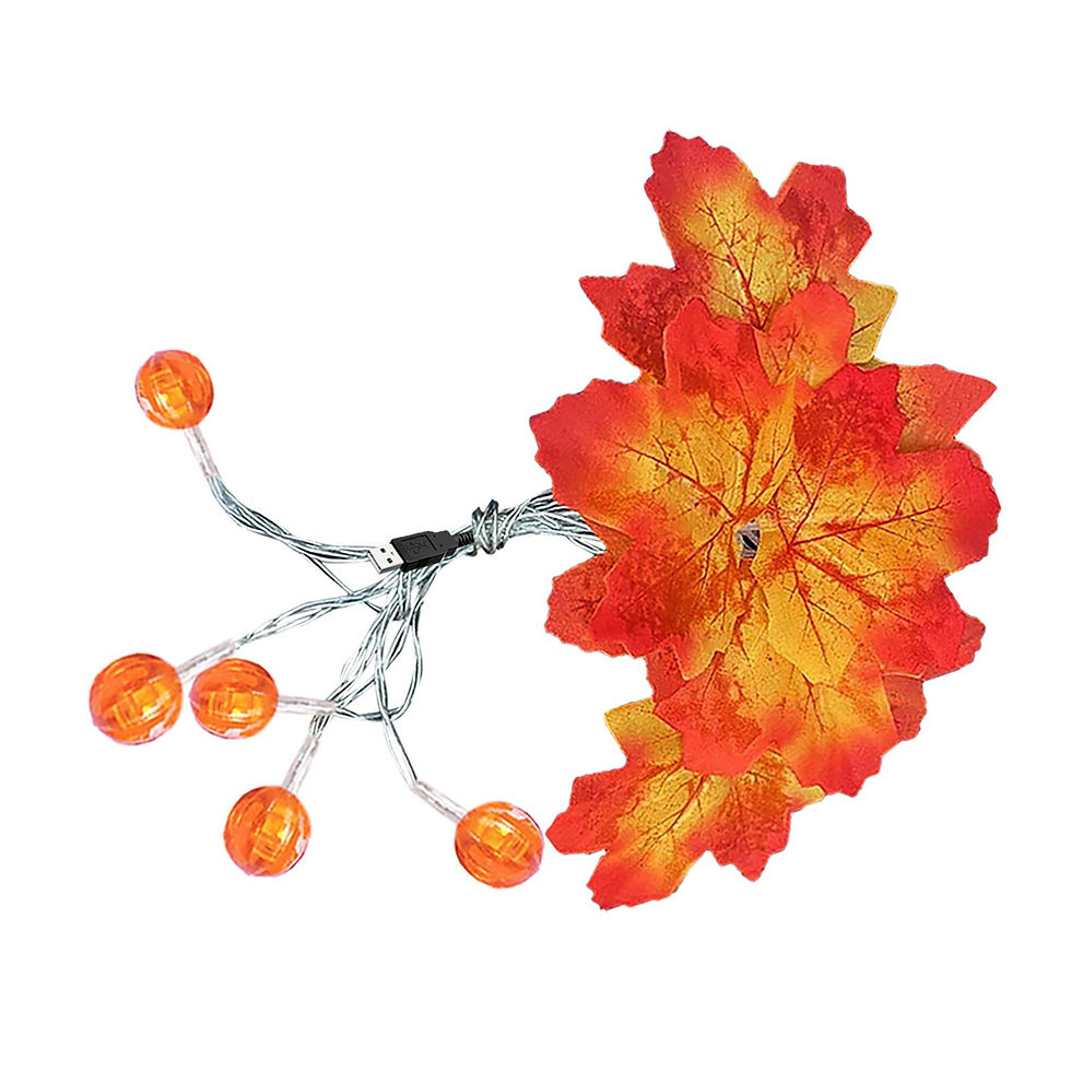 Thumbnail: Pumpkin Maple String Lights