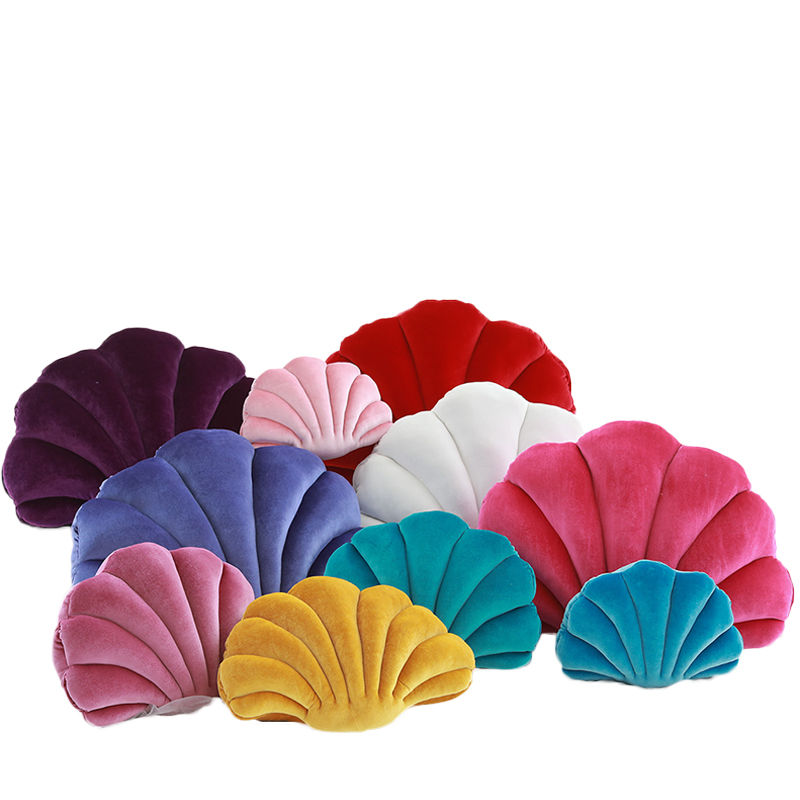 Shell Toy Colorful Shell Plush Pillow Sofa Home Decoration Pillow Hhigh Quality