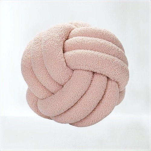 Thumbnail: Fuzz Knot Plush Ball Pillow
