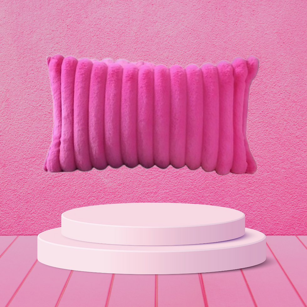 Soft Jumbo Rib Plush Pillow Cases