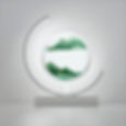 Thumbnail: Modernized LED Hour Glass Piece- White Base