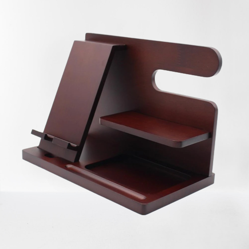 Thumbnail: Wooden Block Bedside Organizer