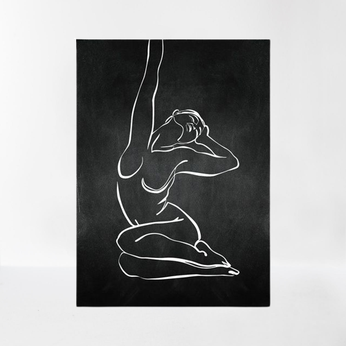 Thumbnail: Womens Silhouette Modern Wall Art