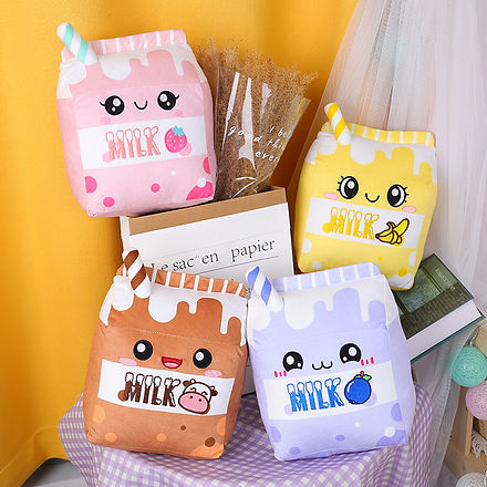 Milk Plush Cute Throw Pillow | Cozy Kornerz