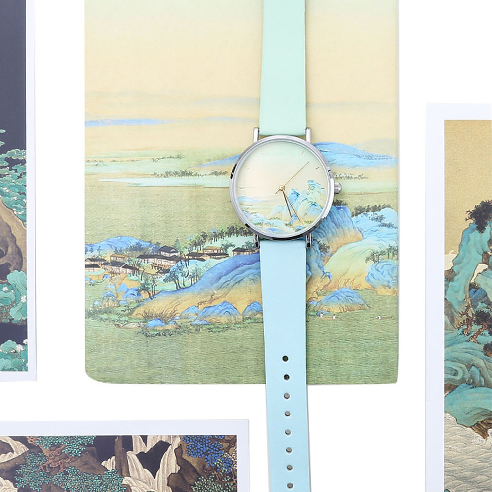 Thumbnail: A Thousand Miles of Rivers  and Mountains Wrist Watch