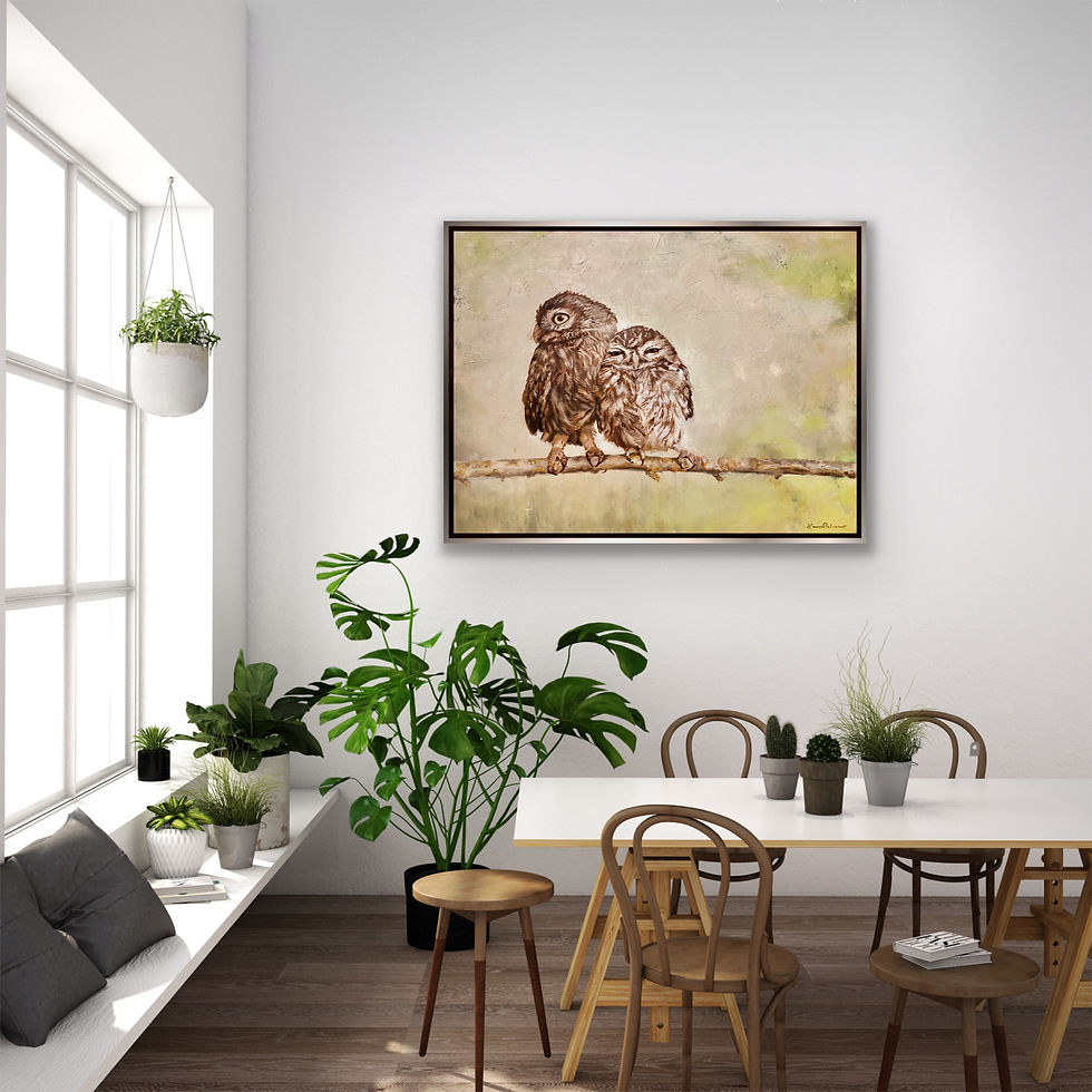 Thumbnail: PAIR OF BURROWING OWLS