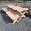 Thumbnail: Tuinmeubelset |  Tuintafel | X - kruispoot | Tuinbankjes