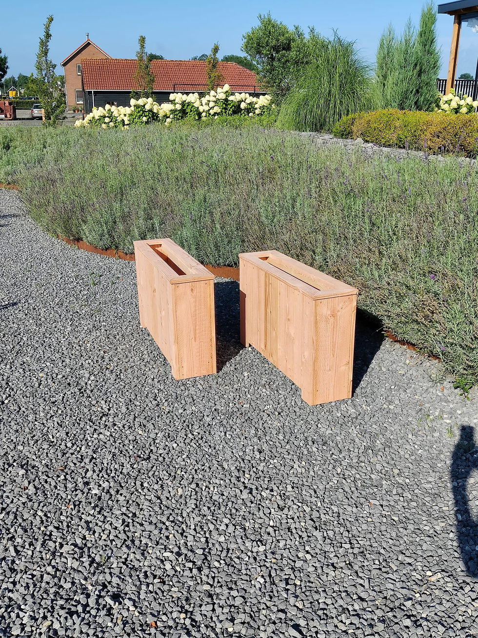 Thumbnail: Douglas bloembakken op maat | plantenbak