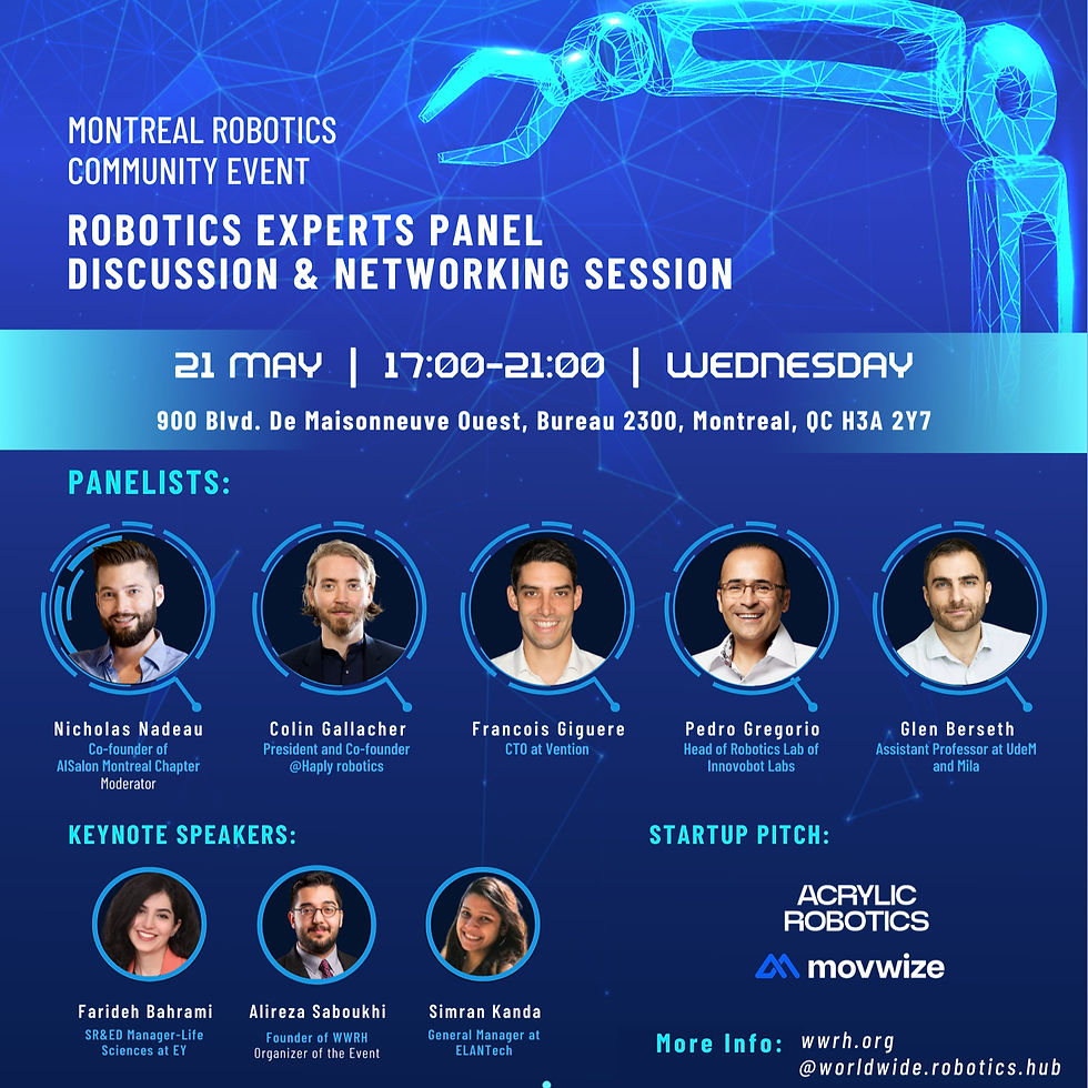 Montreal Robotics Community event
