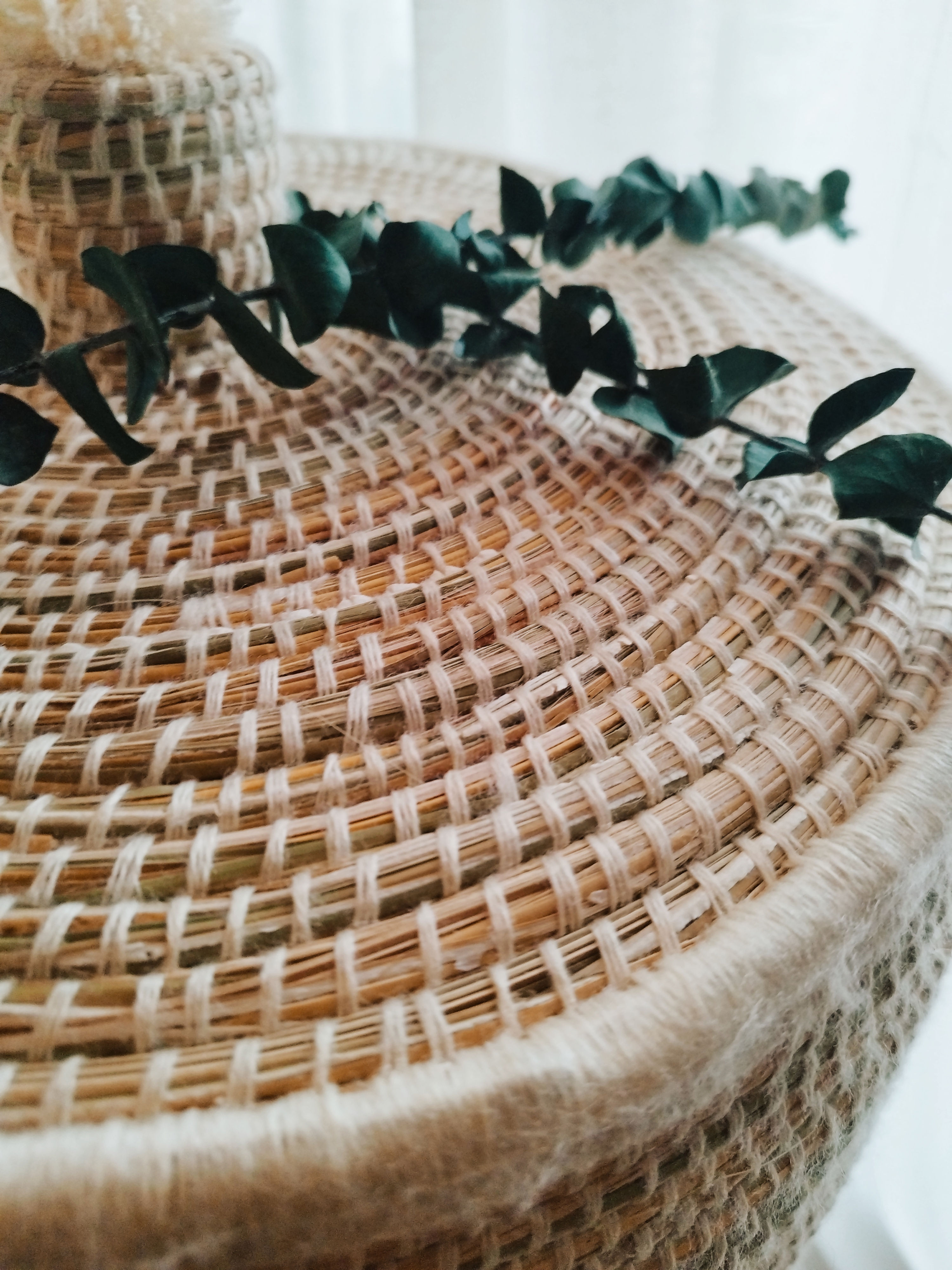 Panier berbère de rangement