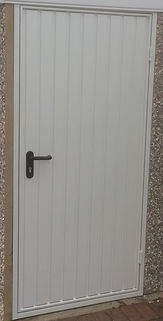 Steel side door