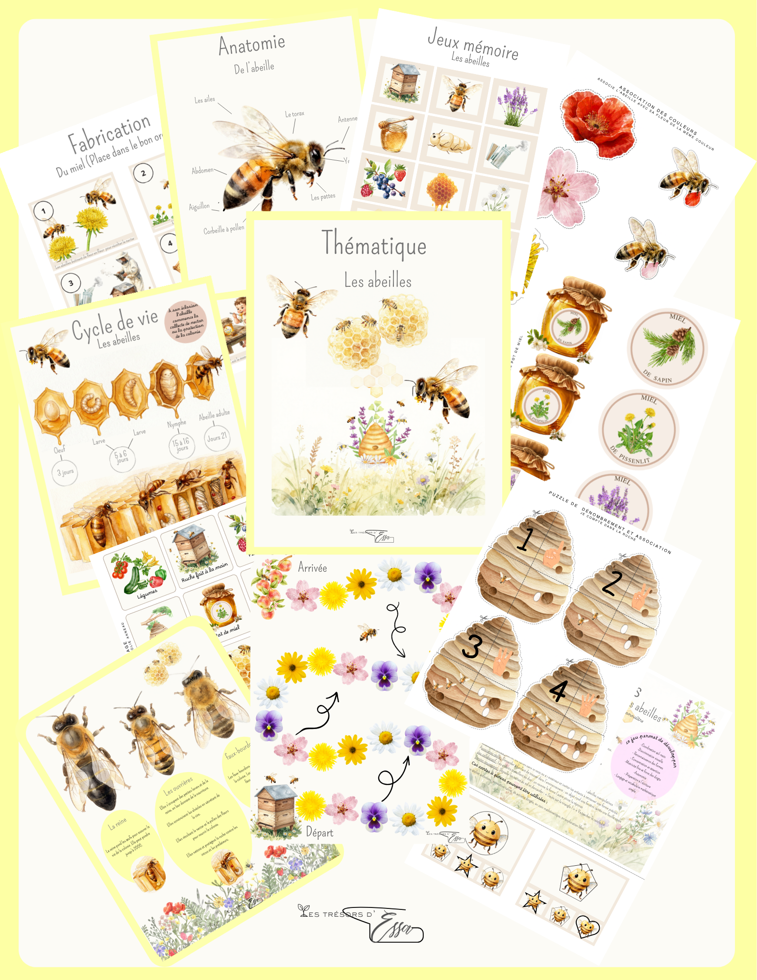 Thématique les abeilles