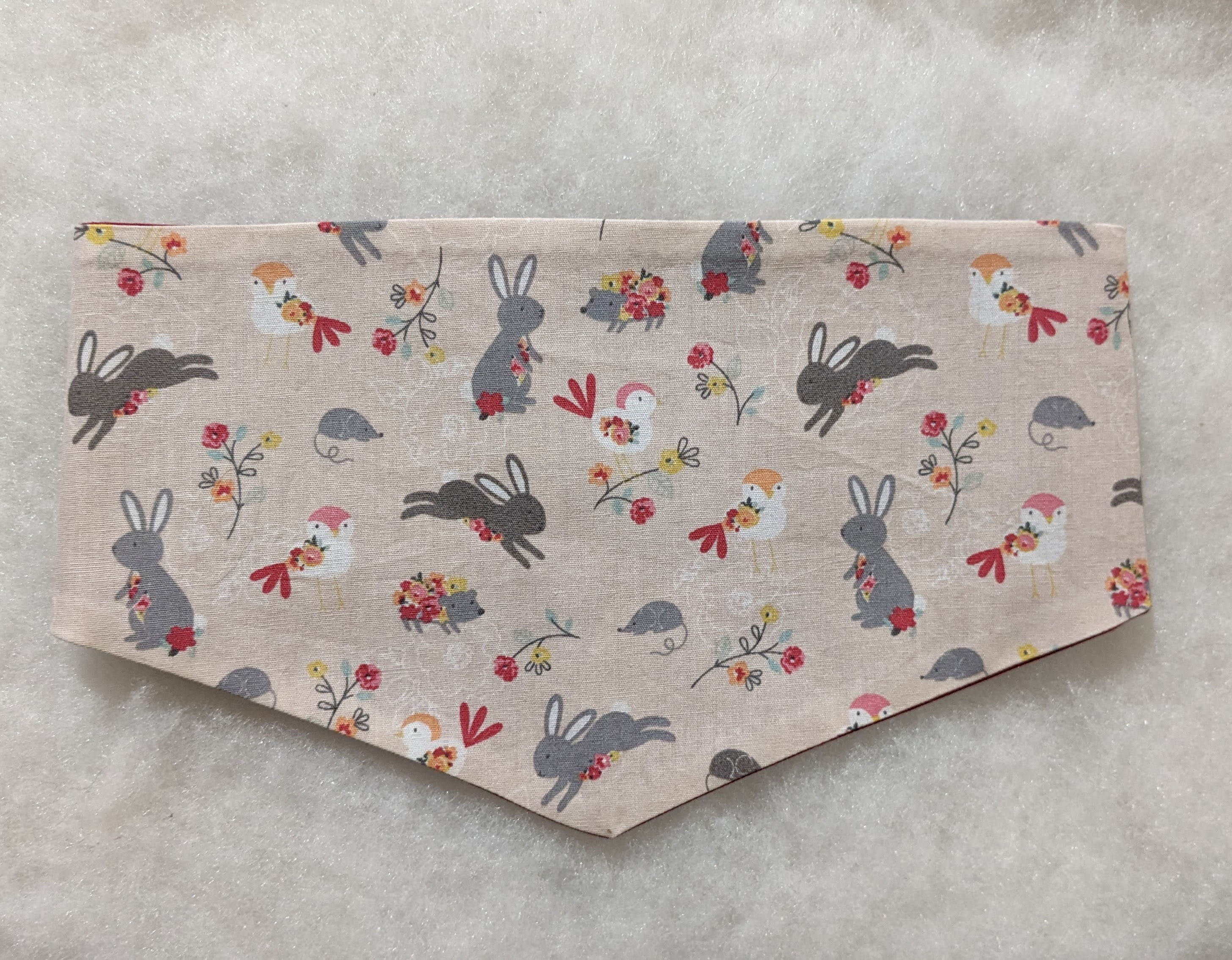 Bandana Easter Rabbit Pink