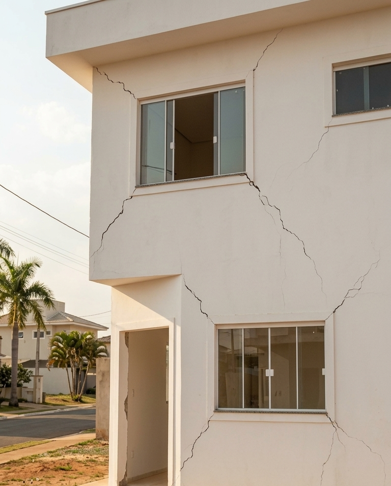 rachadura janelas e portas