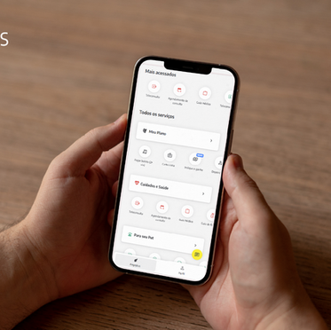 tela incial do aplicativo angeplus