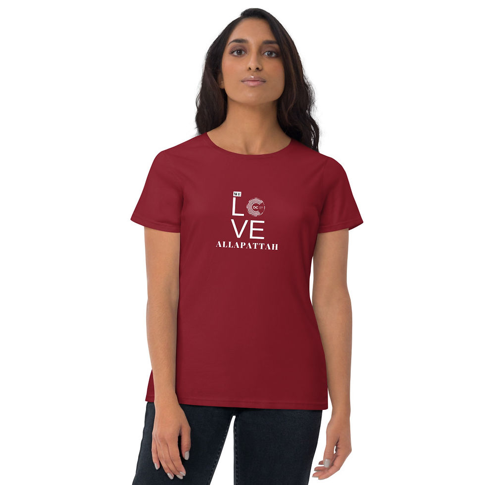 Thumbnail: 880 Ladies Ringspun Fashion Fit T-Shirt - we love