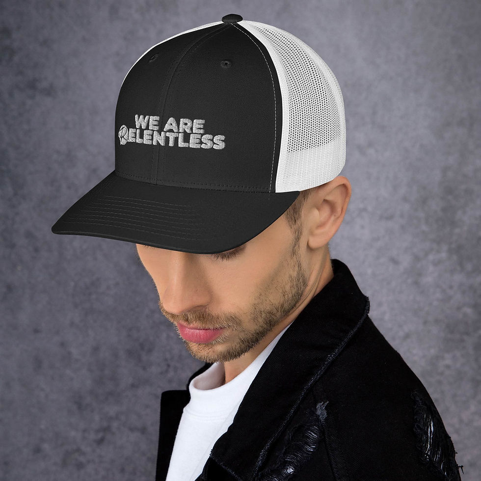 Thumbnail: "We Are Relentless" Retro Trucker Cap