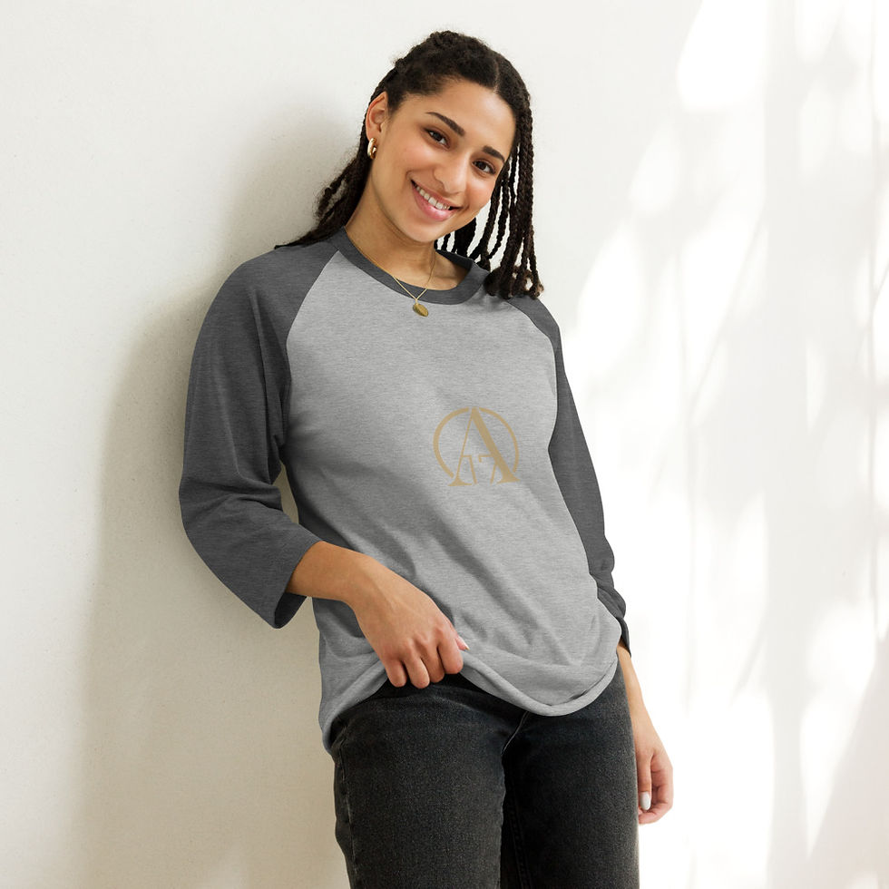 A17 male/female Fine Jersey Raglan Tee