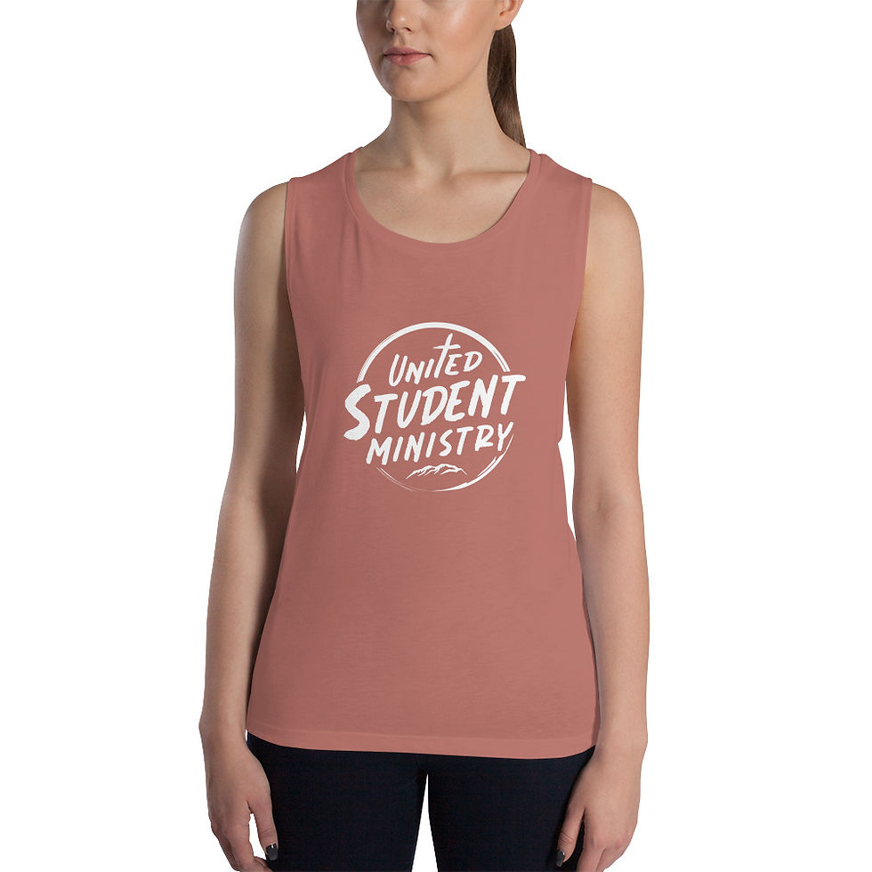 Thumbnail: 8803 Women's Flowy Muscle Tank