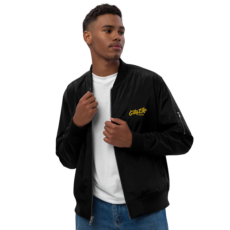 City Life Recycled Bomber