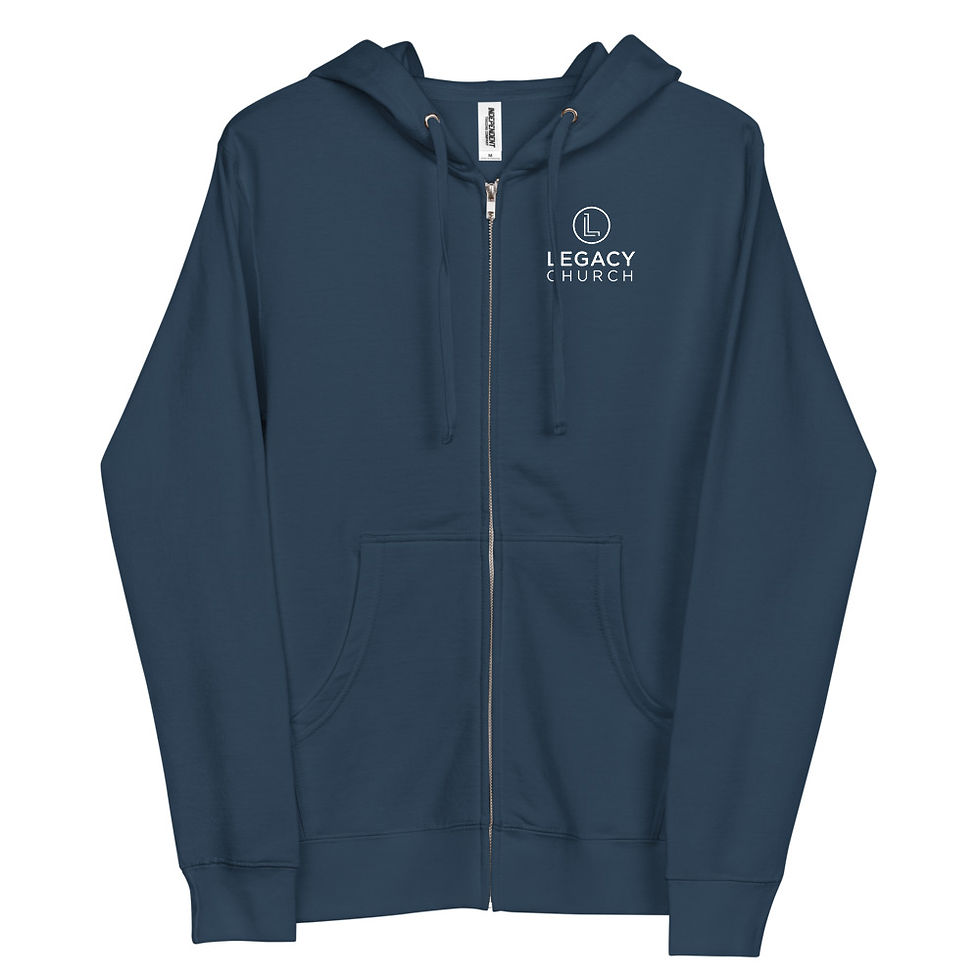 Thumbnail: Legacy Unisex Fleece Zip Up Hoodie