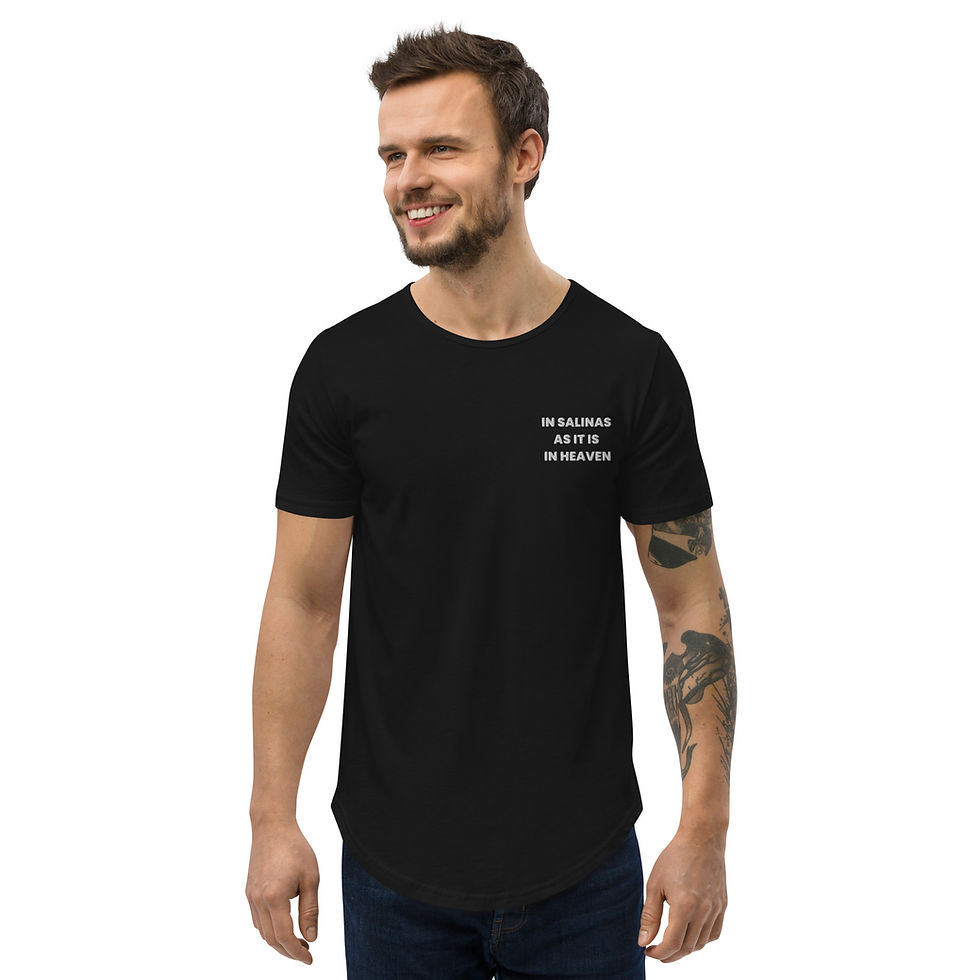 Thumbnail: In Salinas Mens Curved Hem Tee