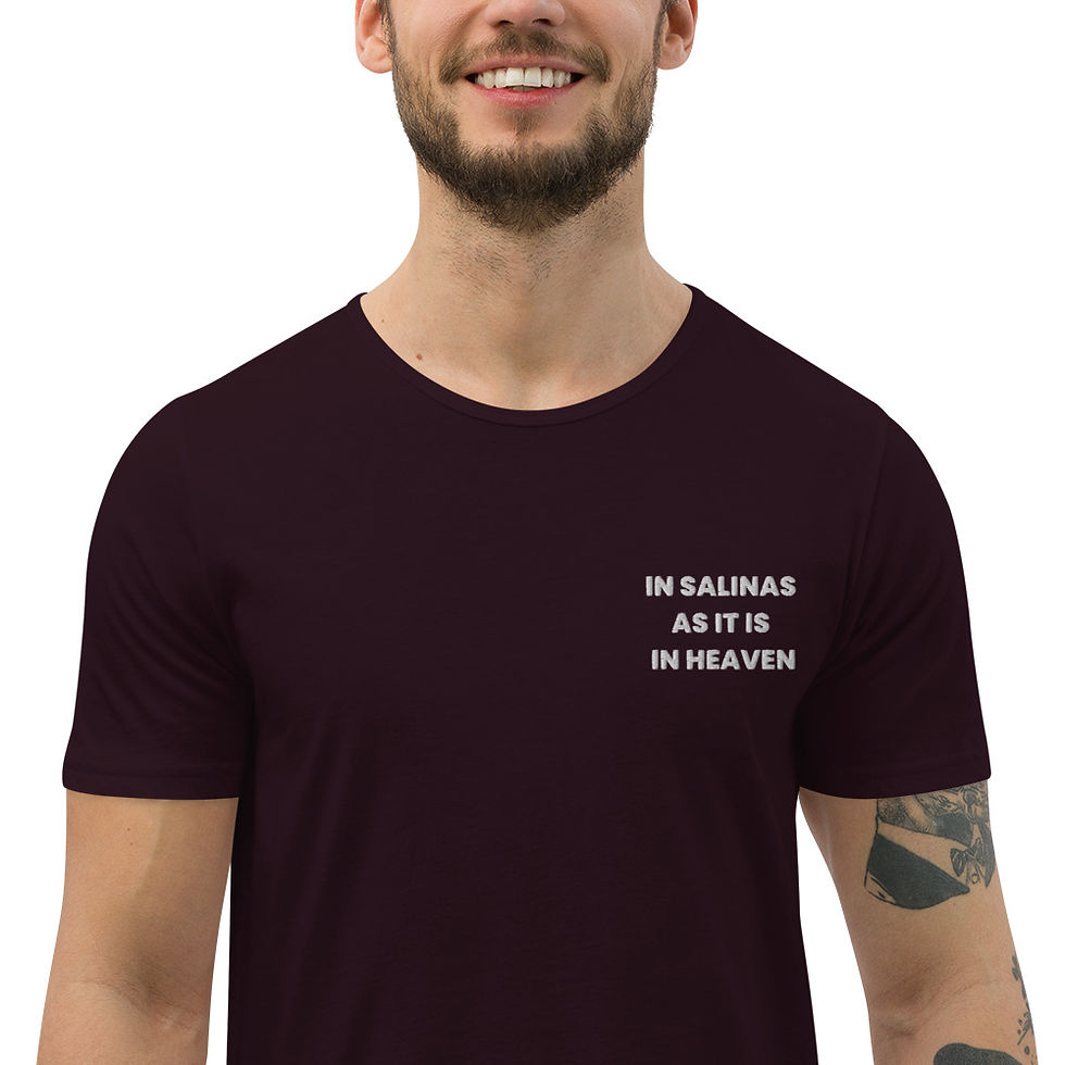 Thumbnail: In Salinas Mens Curved Hem Tee