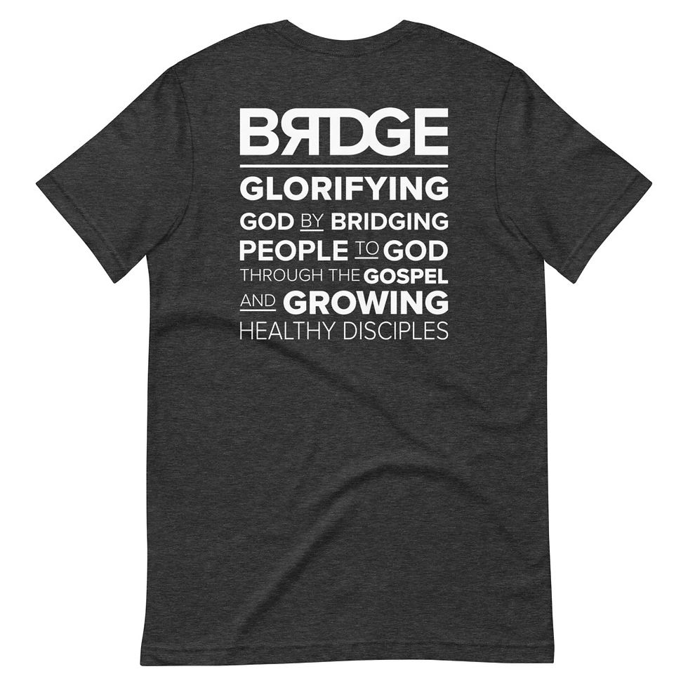 Thumbnail: BRIDGE Logo and Mission Unisex Jersey Tee