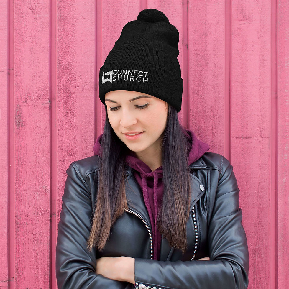 Thumbnail:  Pom Pom Knit Cap