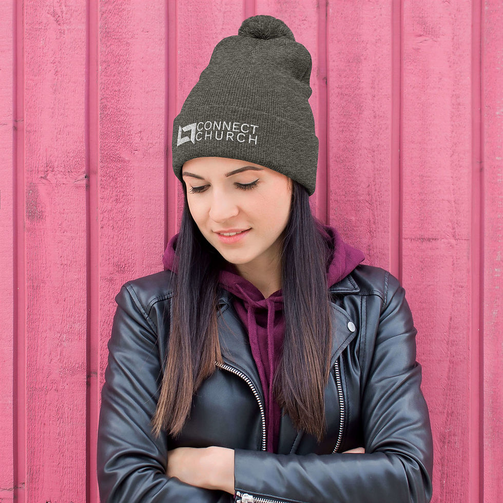 Thumbnail:  Pom Pom Knit Cap