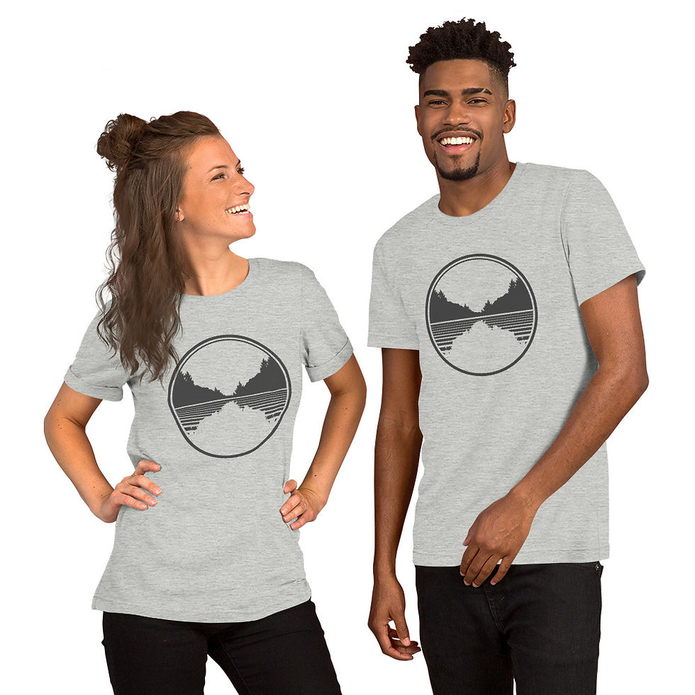 Thumbnail: Unisex Short Sleeve Jersey T-Shirt - Gray Logo