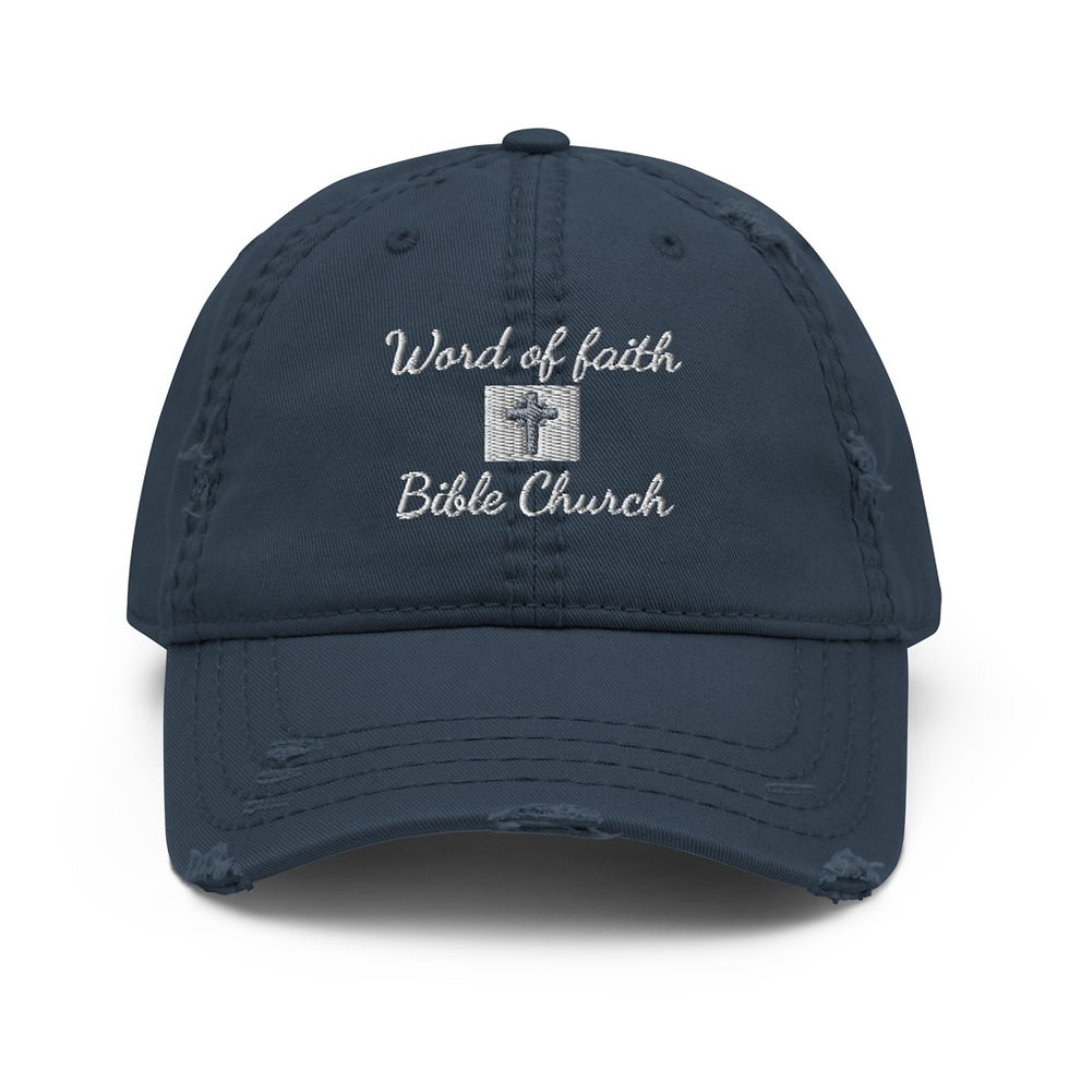 WOFBC Distressed Dad Hat | Cross