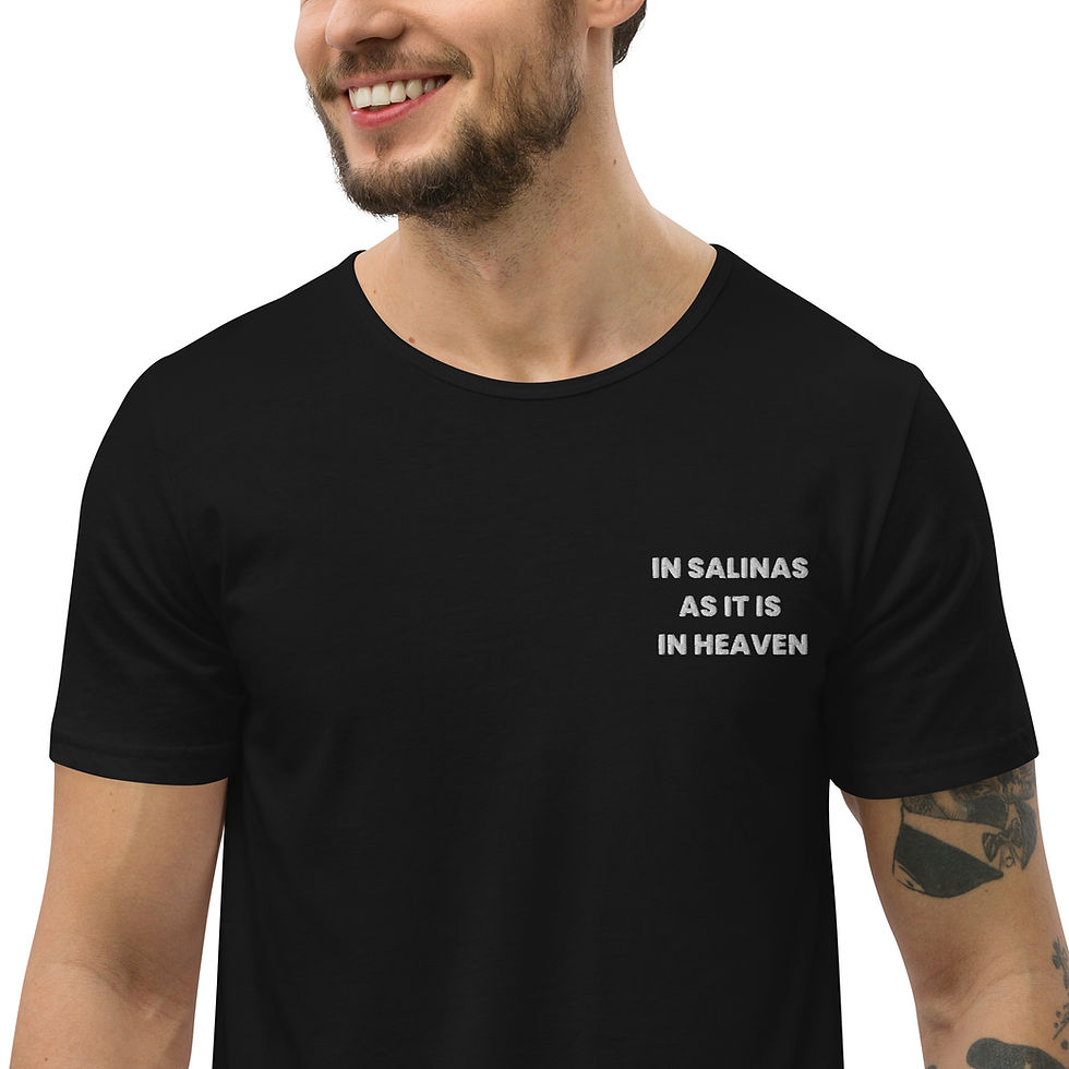 Thumbnail: In Salinas Mens Curved Hem Tee