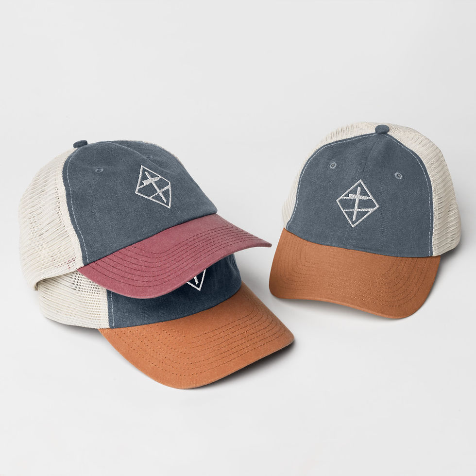 Thumbnail: White Diamond Pigment-Dyed Cap