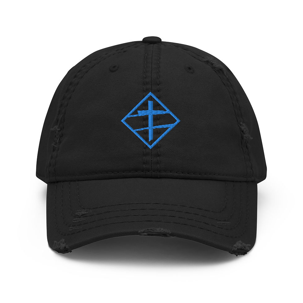 Thumbnail: Blue Diamond Logo Distressed Dad Hat