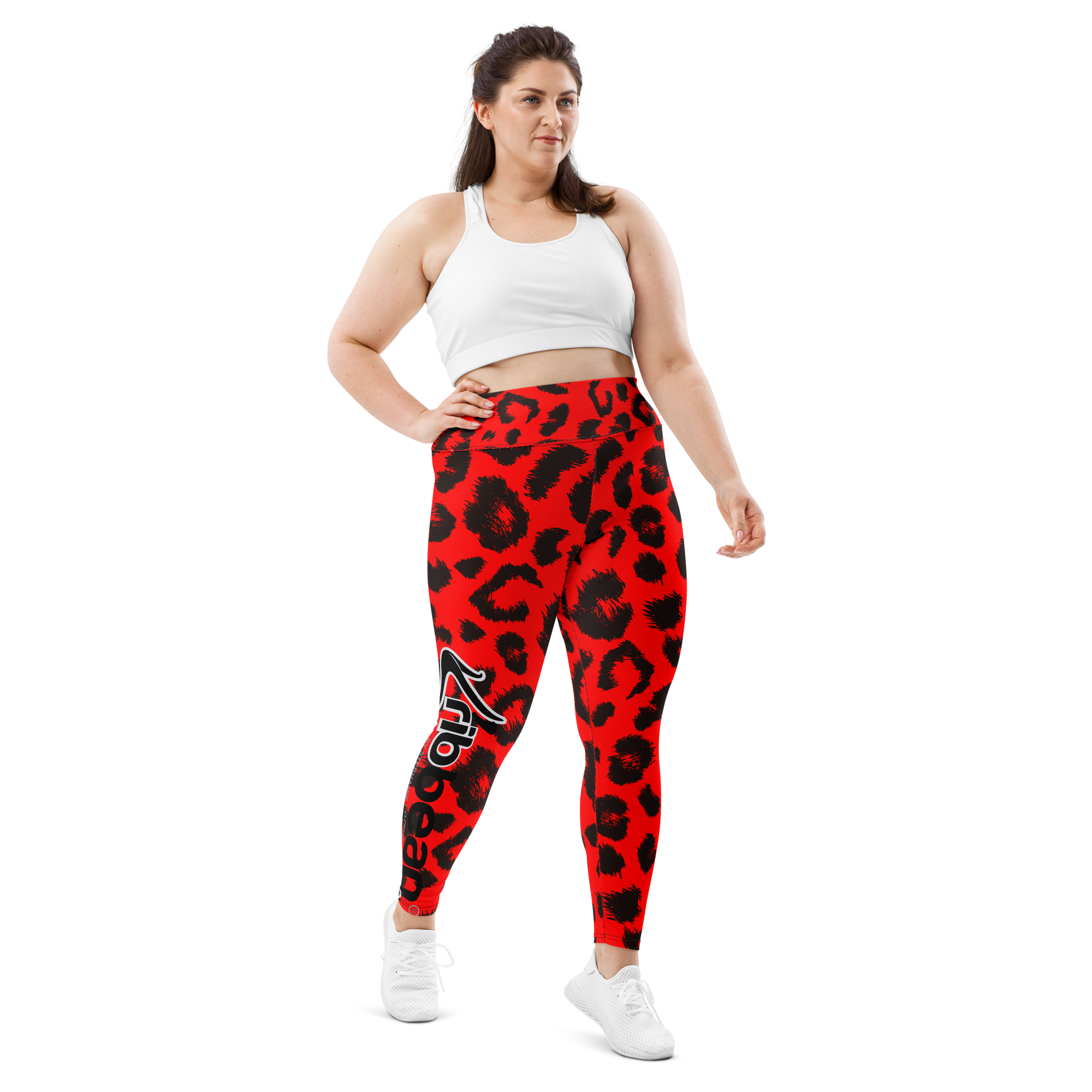 Leggings PLUS CIZE Seconde peau "Rèd Love" du 2XL au 6XL