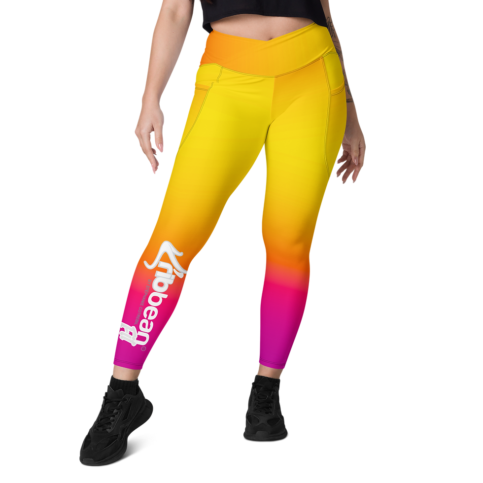 Miniature : Leggings Sculptant  "Sunset inversé" Ceinture croisée 