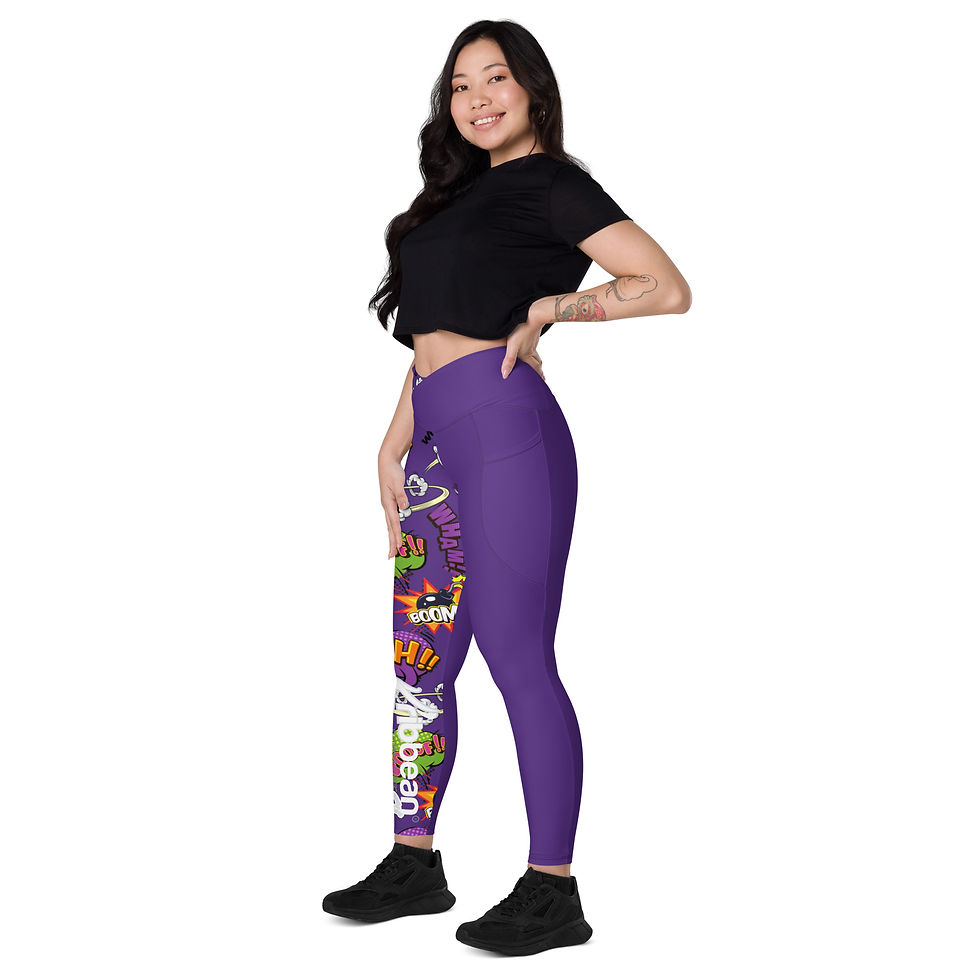 Thumbnail: Legging "Sculpt Me" COMICS &  FUN  PURPLE