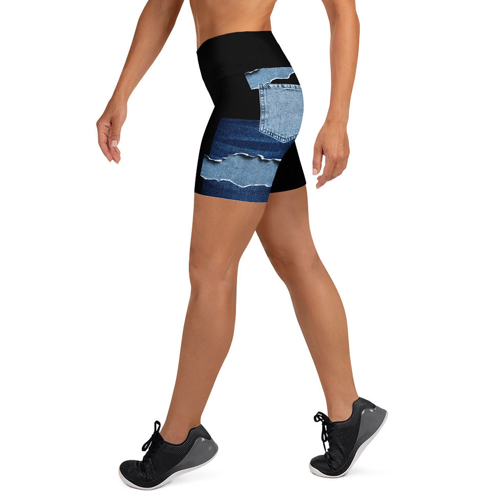 Thumbnail:  Shorts Ceinture large "Denim Illusion'