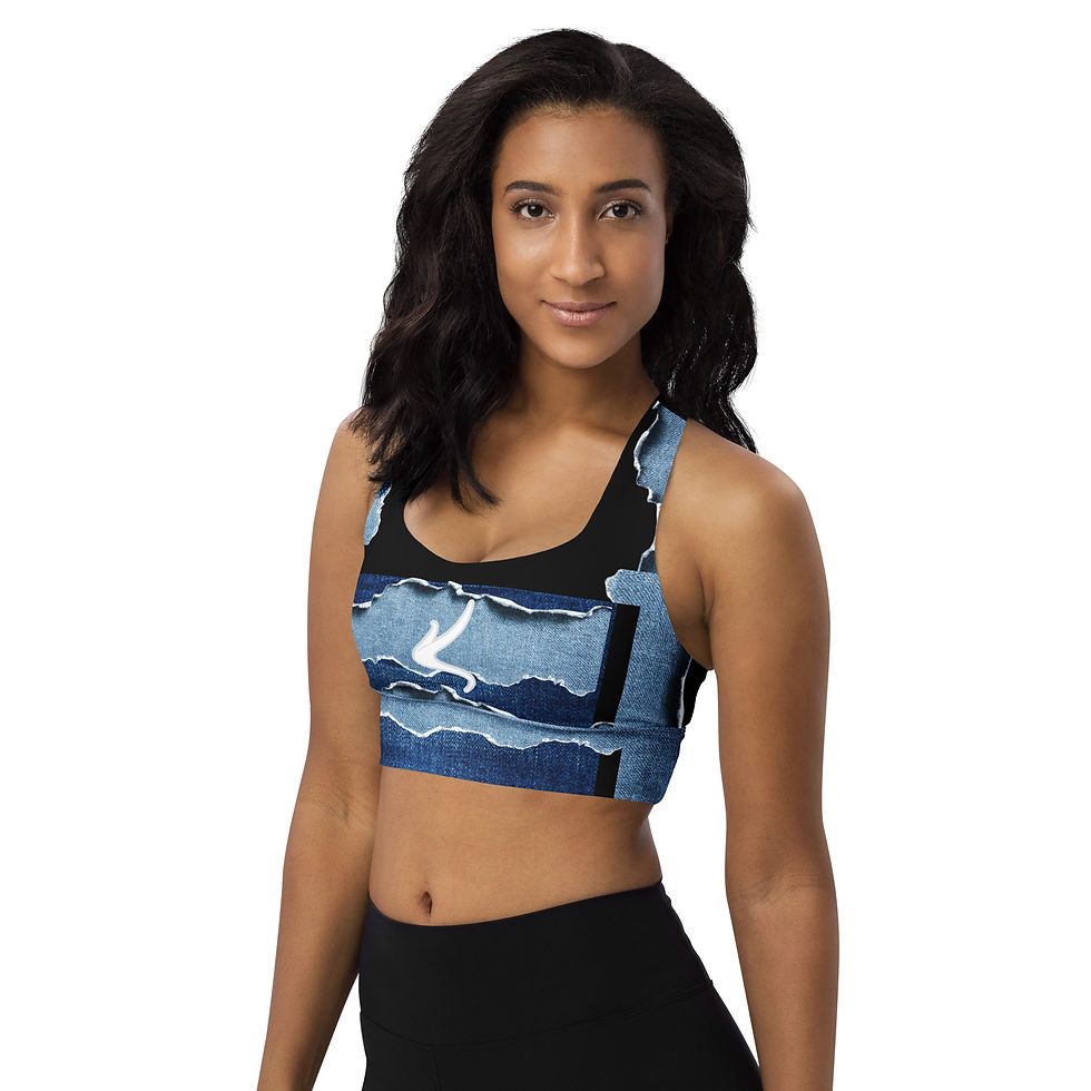 Miniatura: Brassière longue Maintien Parfait  "Denim Illusion"