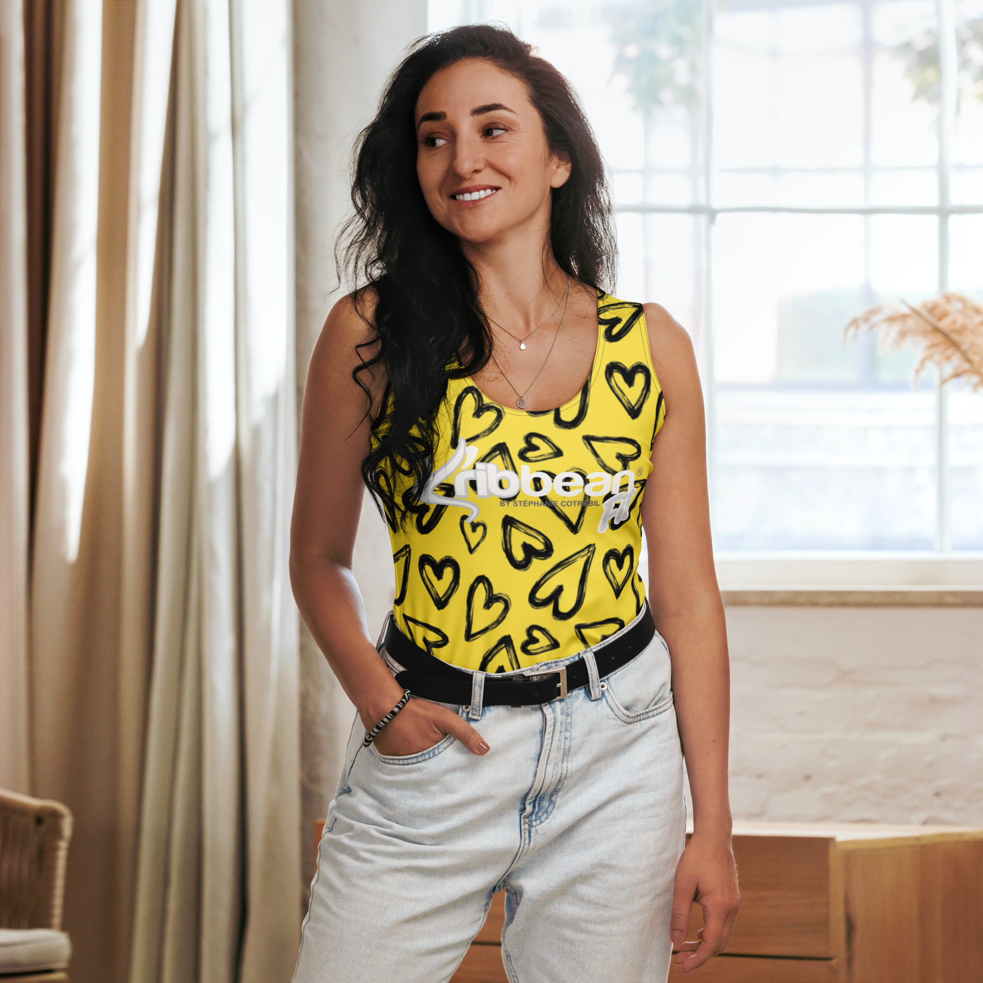 Débardeur Femme "Mon coeur" 1