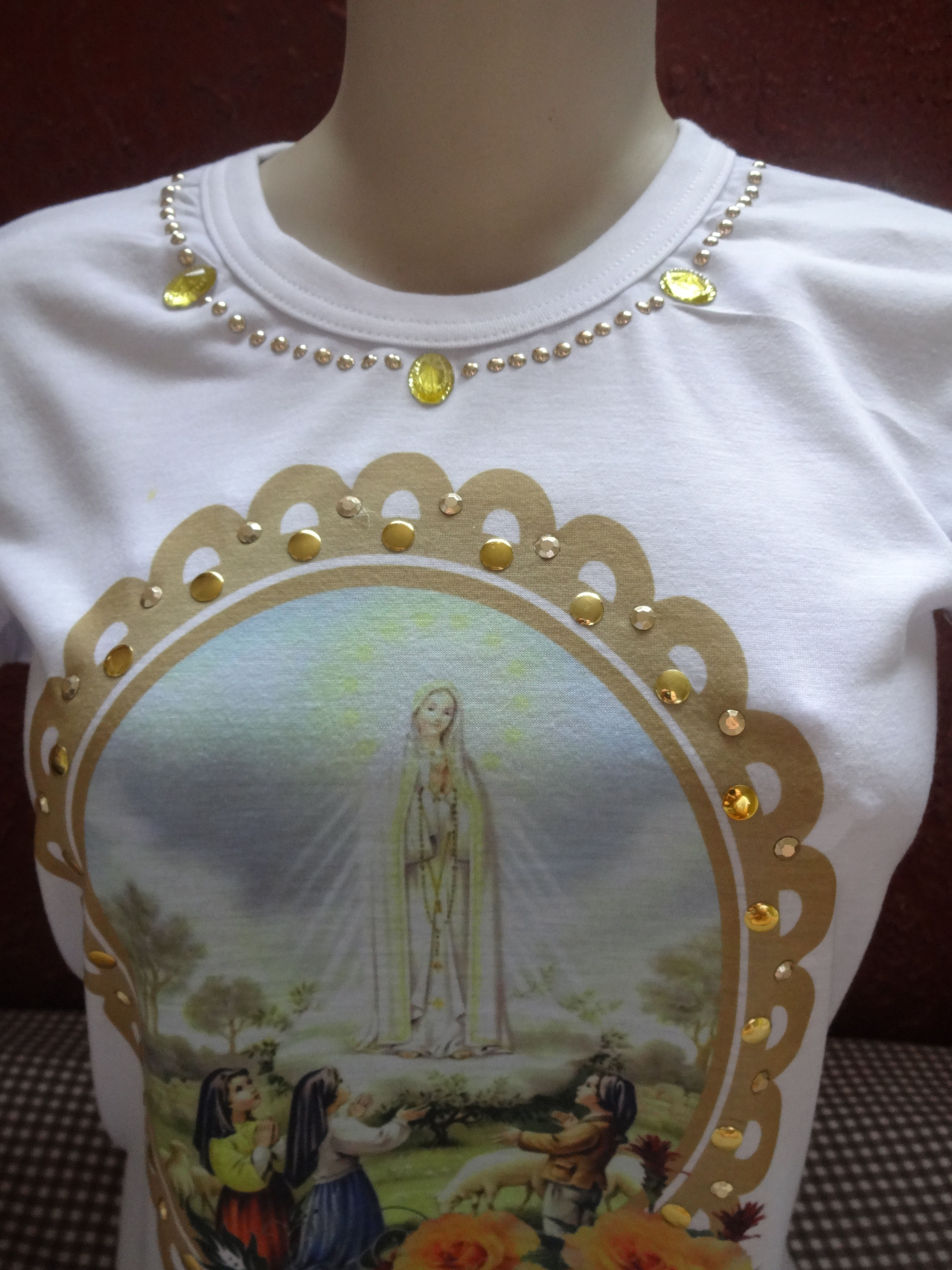 Camiseta Religiosa 11 (com pedraria)