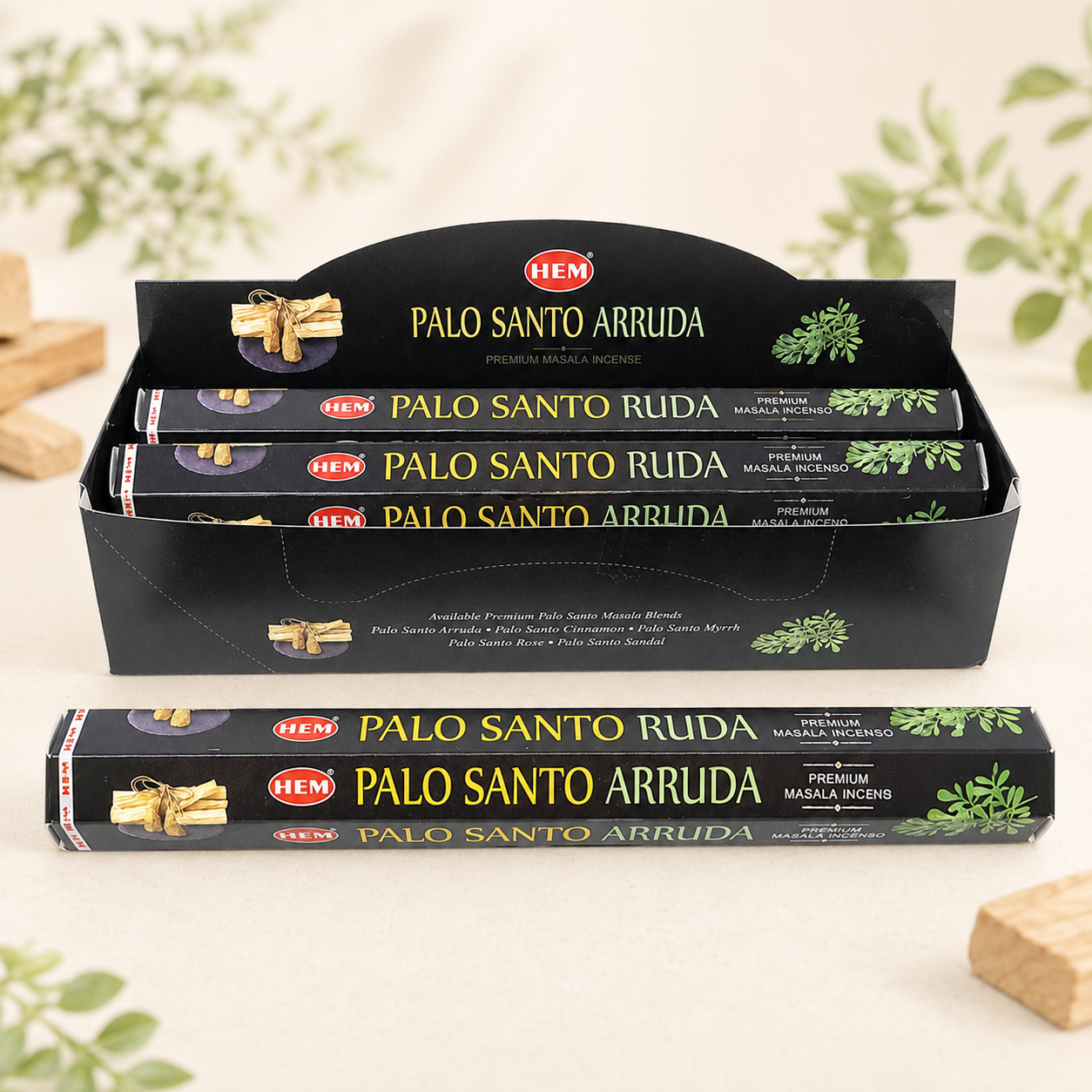 HEM Palo Santo Arruda Stick Incense – Box of 6