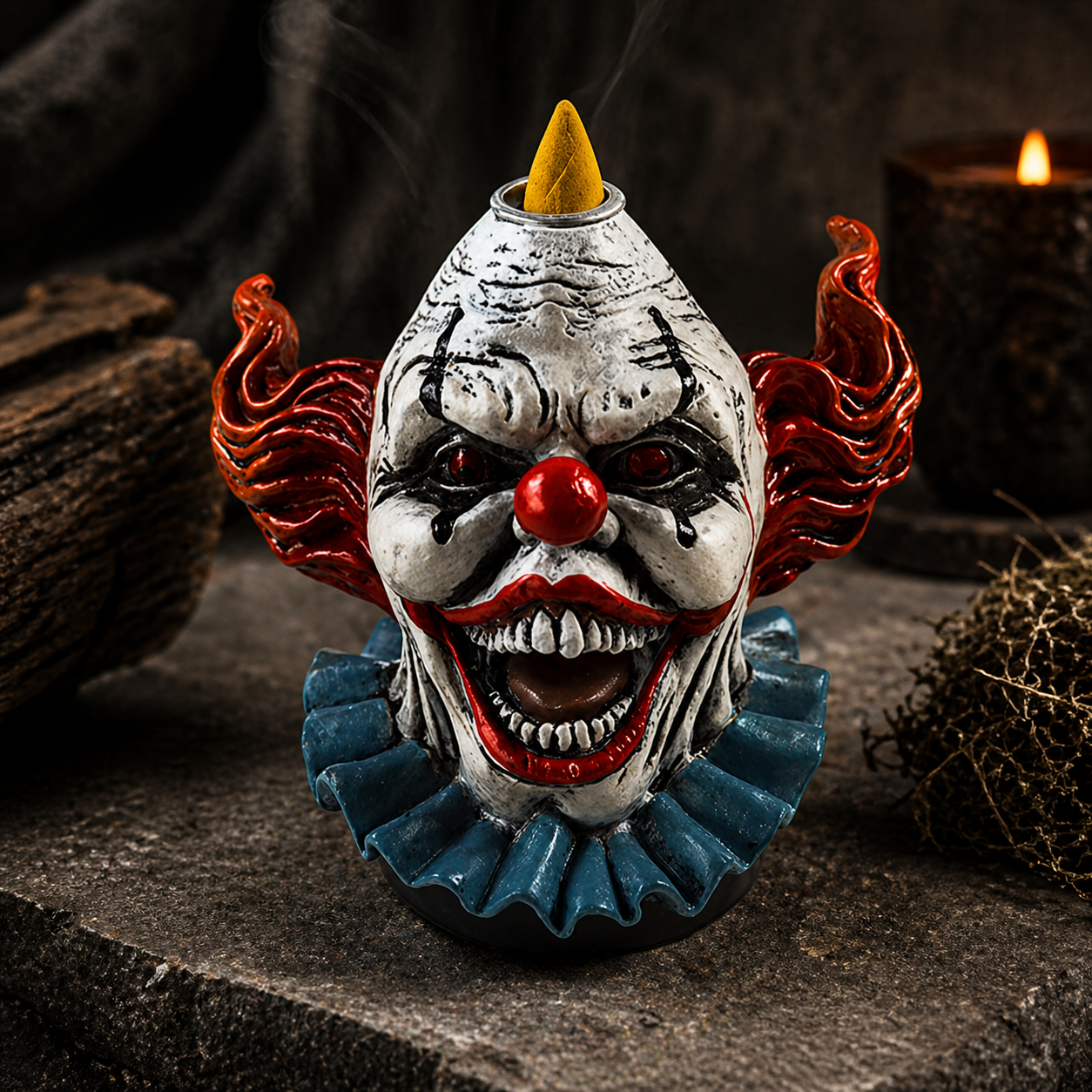 5 1/4" Clown Backflow Incense Burner