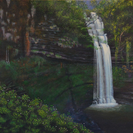 Glencar Waterfall, Sligo Leitrim landscape painting