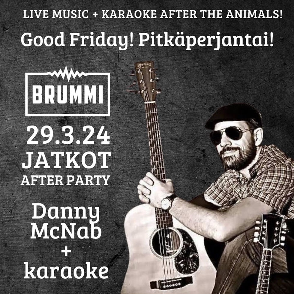 The Animals jatkot! Danny McNab + karaoke