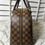 Thumbnail: Louis Vuitton Nolita Damier Ebene Canvas Handbag